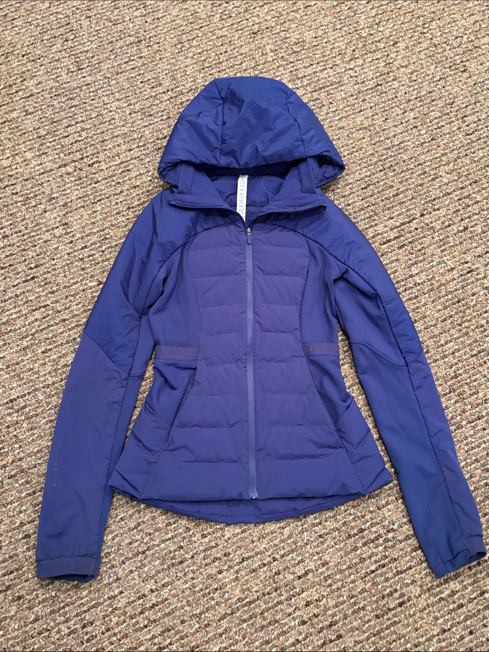 Lululemon Down for it All Jacket in Wild Indigo